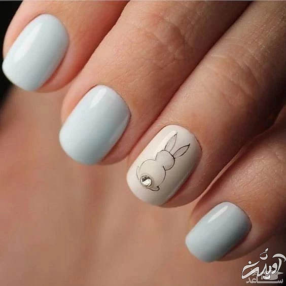 طرح ناخن خرگوشی